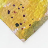 Schöne Sonnenblumen im Wasser Fleecedecke (Ecke)