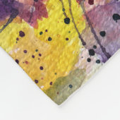 Schöne Sonnenblumen im Wasser Fleecedecke (Ecke)