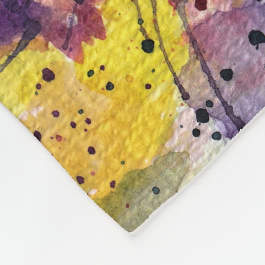 Schöne Sonnenblumen im Wasser Fleecedecke (Ecke)