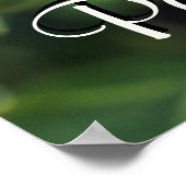 Schöne Sonnenblumen Personalisiert Poster (Ecke)