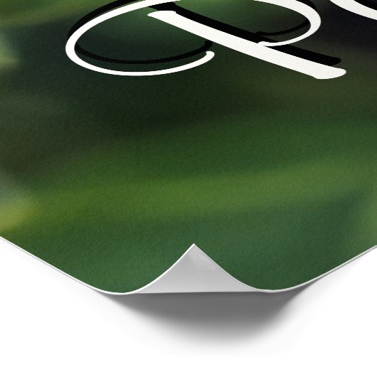 Schöne Sonnenblumen Personalisiert Poster (Ecke)