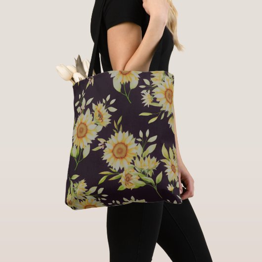 Schöne Sonnenblumen Tasche (Von Nahem)
