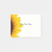 Schöne Sonnenblumen-Vorlage Post-it Klebezettel (Vorderseite)