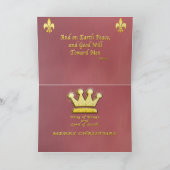 Schöne Sonnenuntergang Christliche Weihnachtskarte Feiertagskarte (Innenseite)