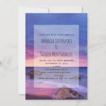 Schöne Sonnenuntergang Küstenfotografie Hochzeit