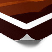 Schöne Sonnenuntergang Landschaft Dekorative Hinte Poster (Ecke)