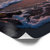 Schöne Sonnenuntergang Landschaft Poster (Ecke)