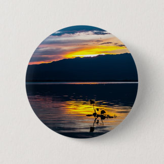 Schöne Sonnenuntergang Landschaftliche Landschaft  Button