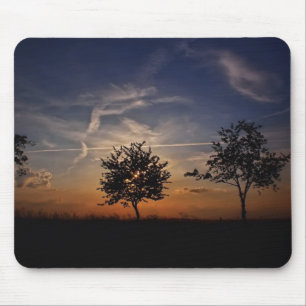 Schöne Sonnenuntergang Landschaftliche Landschaft  Mousepad