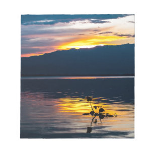 Schöne Sonnenuntergang Landschaftliche Landschaft  Notizblock