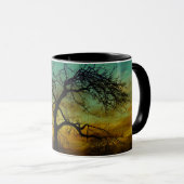 Schöne Sonnenuntergang Landschaftliche Landschaft Tasse (VorderseiteRechts)