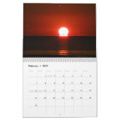 Schöne Sonnenuntergänge 2017 Kalender (Feb 2027)