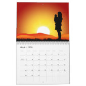 Schöne Sonnenuntergänge Strände Ozeane Palmen Kalender (Mär 2026)