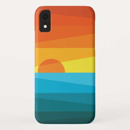 Schöne Sonnenuntergänge und Meereswellen Case-Mate iPhone Hülle (Rückseite)
