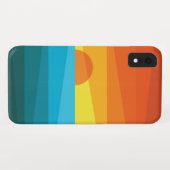 Schöne Sonnenuntergänge und Meereswellen Case-Mate iPhone Hülle (Rückseite (Horizontal))