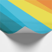 Schöne Sonnenuntergänge und Meereswellen Geschenkpapier (Ecke)