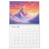 Schöne Sonnenuntergänge und Zitate Kalender (Jan 2026)