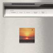 Schöne Sonnenuntergangsfarben - Marina Del Rey, CA Magnet (In Situ (Geschirrspüler))