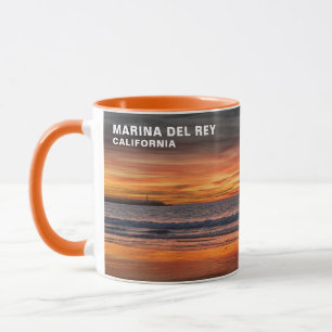 Schöne Sonnenuntergangsfarben - Marina Del Rey, CA Tasse