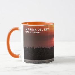 Schöne Sonnenuntergangsfarben - Marina Del Rey, CA Tasse