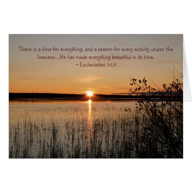 Schöne Sonnenuntergangskarte - vollständig anpassb (Vorderseite (Horizontal))