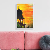 Schöne Sonnenuntergangslandschaft Leinwanddruck (Insitu (Wohnzimmer))