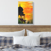 Schöne Sonnenuntergangslandschaft Leinwanddruck (Insitu (Schlafzimmer))