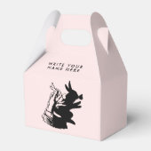 Schöne sonnige Silhouette mit Schmetterling in Pas Geschenkschachtel (Vorderseite)