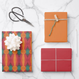 Schöne sonnige Sonnenstrahlen südwestliche Volksku Geschenkpapier Set