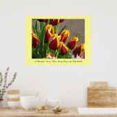 Schöne sonnige Sonnenterrasse Frühlingstag Kunst, Poster (Küche)