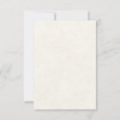 Schöne Sorrel Pferde Hochzeit RSVP Karte (Rückseite)