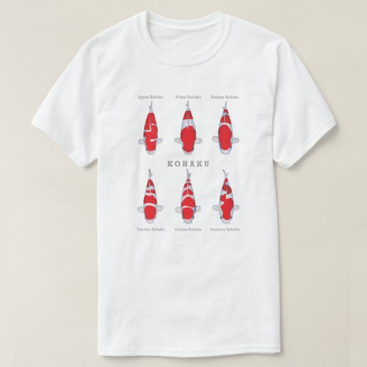 Schöne Sorte Kohaku Koi T - Shirt (Design vorne)