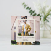 Schöne Soul Geburtstagskarte Karte (Stehend Vorderseite)