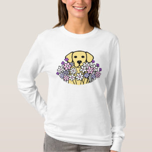 Schöne Soul-Gelb-Labrador-Illustration 2 T-Shirt