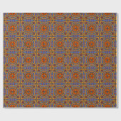 Schöne spanische Fliese Geschenkpapier (Flach)