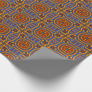 Schöne spanische Fliese Geschenkpapier