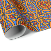 Schöne spanische Fliese Geschenkpapier (Rolleneckpunkt)