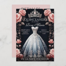 Schöne Spanische Rose Quinceñera