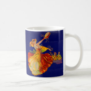 schöne spanische Tänzerin Kaffeetasse