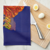 schöne spanische Tänzerin Küchentuch (Viertel Falte)