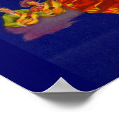 schöne spanische Tänzerin Poster (Ecke)