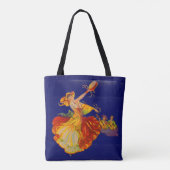 schöne spanische Tänzerin Tasche (Rückseite)