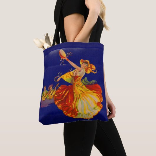 schöne spanische Tänzerin Tasche (Von Nahem)
