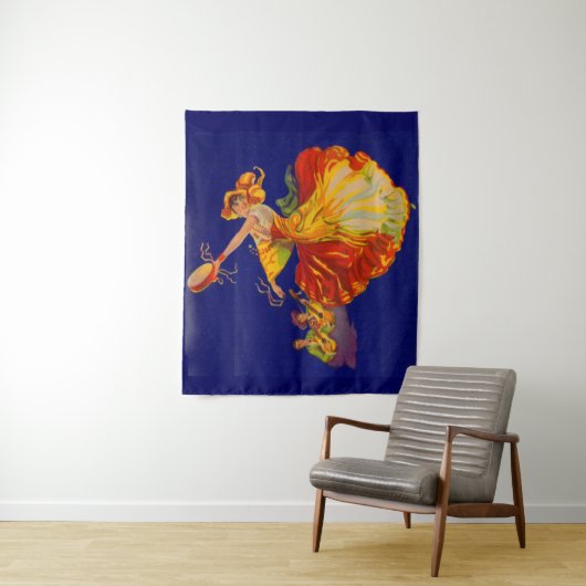 schöne spanische Tänzerin Wandteppich (Beispiel)