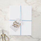 SCHÖNE SPARKLE, GOLDENER GLITZER STAR GESCHENKANHÄNGER (Mit Garn)