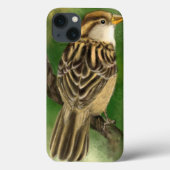 Schöne Sparrow iPhone Case (Rückseite)