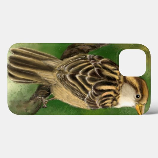 Schöne Sparrow iPhone Case (Rückseite (Horizontal))