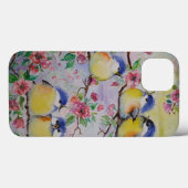 Schöne Sparrows iPhone Case Spring (Rückseite (Horizontal))