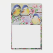 Schöne Sparrows Sticky Notes Little Birds Post-it Klebezettel (Vorderseite)