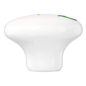 Schöne spielerische Gefärbte Krawatte Letter M Mon Keramikknauf (Seitenansicht)